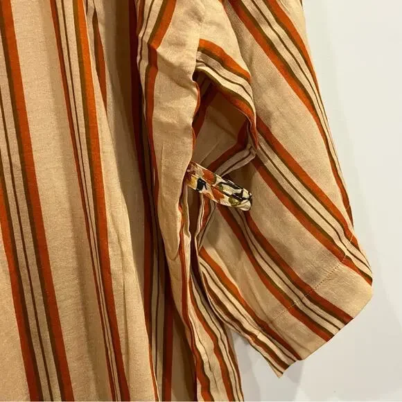 FINAL PRICE NEW NWT Spell Impala Lily Maxi Robe Gold - Picture 6 of 10